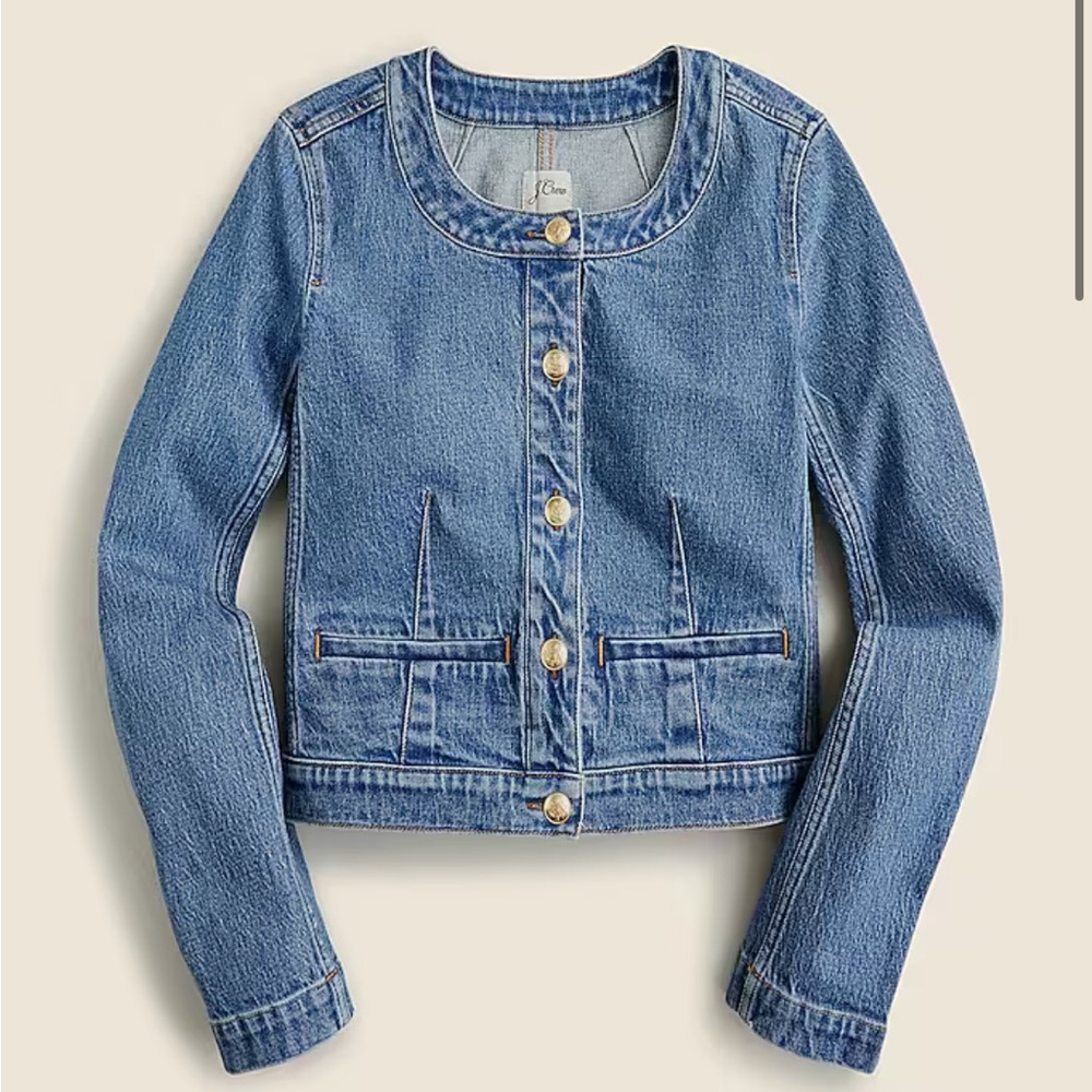 J crew denim Jacket Louisa lady jacket
